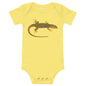 Light Soft Baby Bodysuit - Lizard