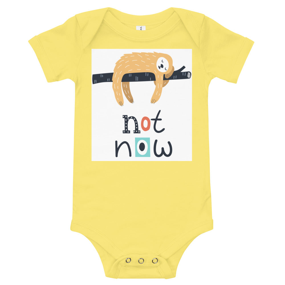 Soft Premium Baby Bodysuit - Not Now!