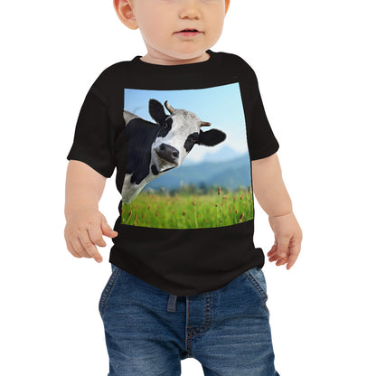 Baby Jersey Tee - Cow