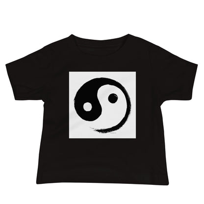 Baby Jersey Tee - Ink Brush Yin Yang