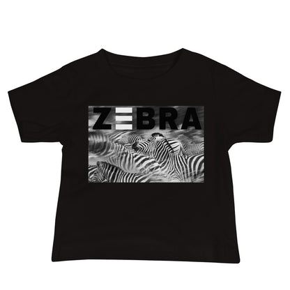 Baby Jersey Tee - Zebra Blur