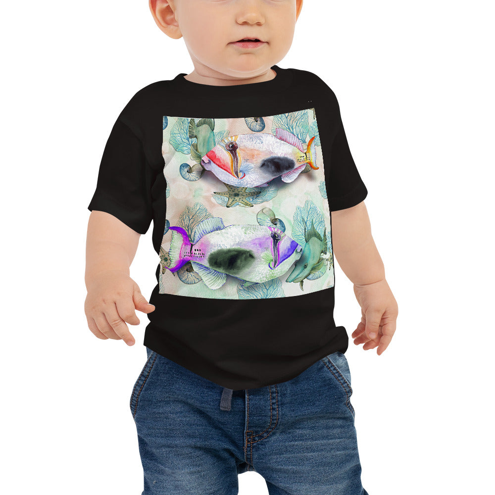 Baby Jersey Tee - Painted Fish