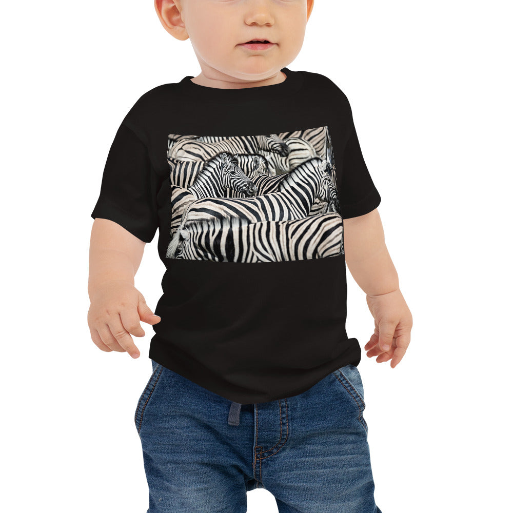 Baby Jersey Tee - Sharp Dressed Zebra
