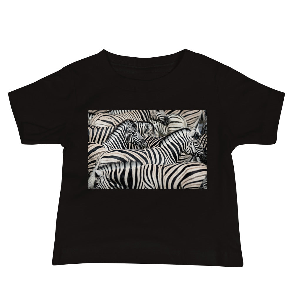 Baby Jersey Tee - Sharp Dressed Zebra