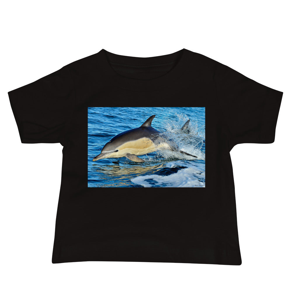 Baby Jersey Tee - Dolphin Splash