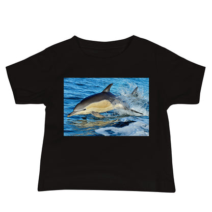 Baby Jersey Tee - Dolphin Splash