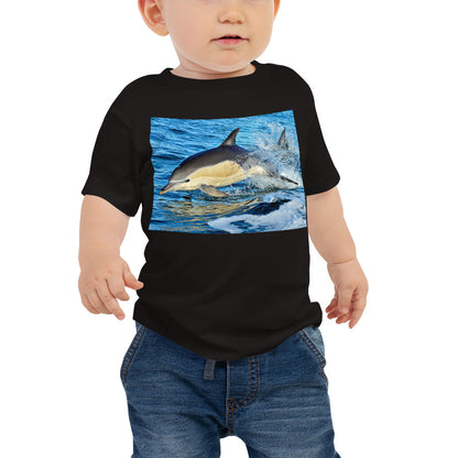 Baby Jersey Tee - Dolphin Splash