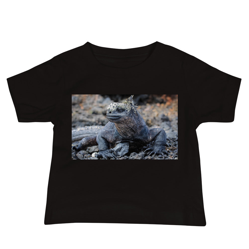 Baby Jersey Tee - Galapagos Blue Marine Iguana
