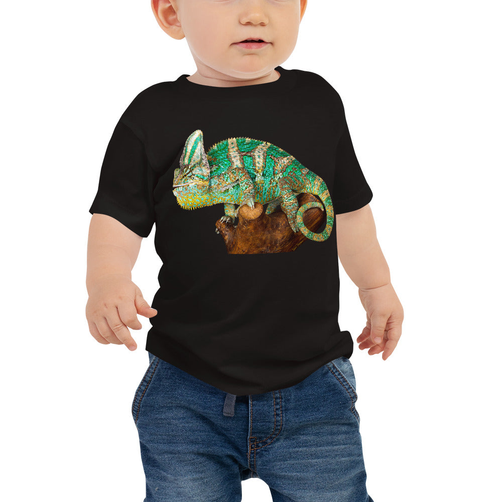 Baby Jersey Tee - Green Vailed Chameleon