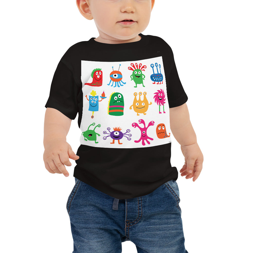 Baby Jersey Tee - Very Funny Monsters
