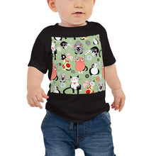 Load image into Gallery viewer, Baby Jersey Tee - Happy Cats
