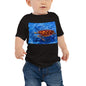Baby Jersey Tee - Loggerhead Sea Turtle In Blue Water
