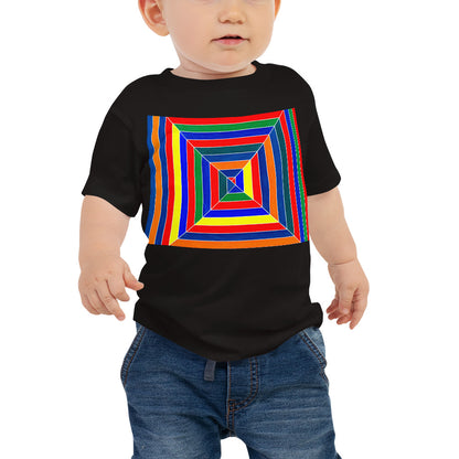 Baby Jersey Tee - Abstract Offset Colors