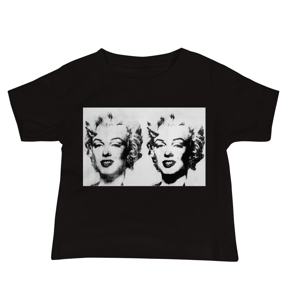 Baby Jersey Tee - Andy Warhol: Marilyn Monroe Black+White