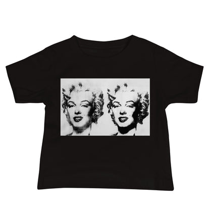 Baby Jersey Tee - Andy Warhol: Marilyn Monroe Black+White