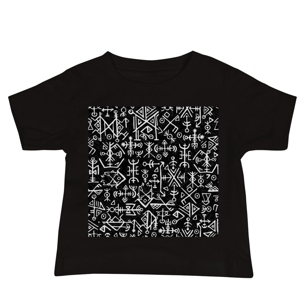 Baby Jersey Tee - Runic Magic Hand Symbols