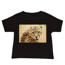 Load image into Gallery viewer, Baby Jersey Tee - Cheetah Fangs
