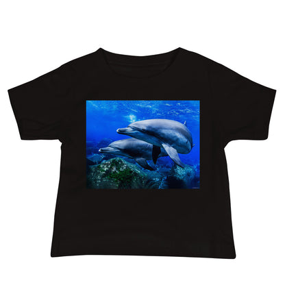 Baby Jersey Tee - Dolphin Formation
