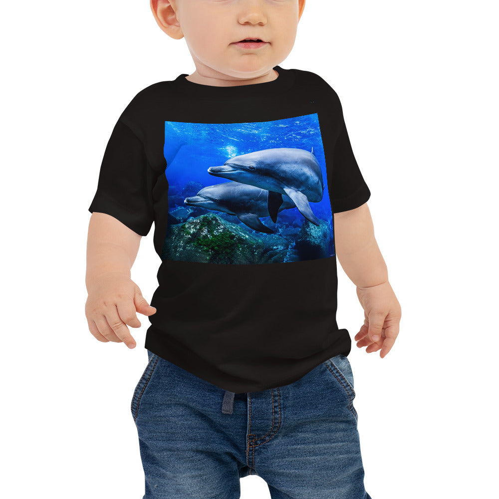 Baby Jersey Tee - Dolphin Formation
