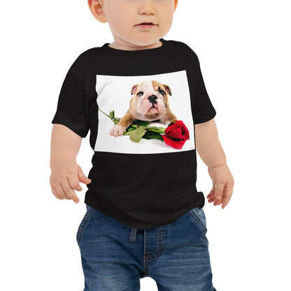 Baby Jersey Tee - Love Puppy