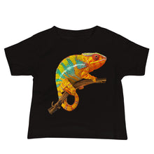 Load image into Gallery viewer, Baby Jersey Tee - Yellow &amp; Green? Chameleon
