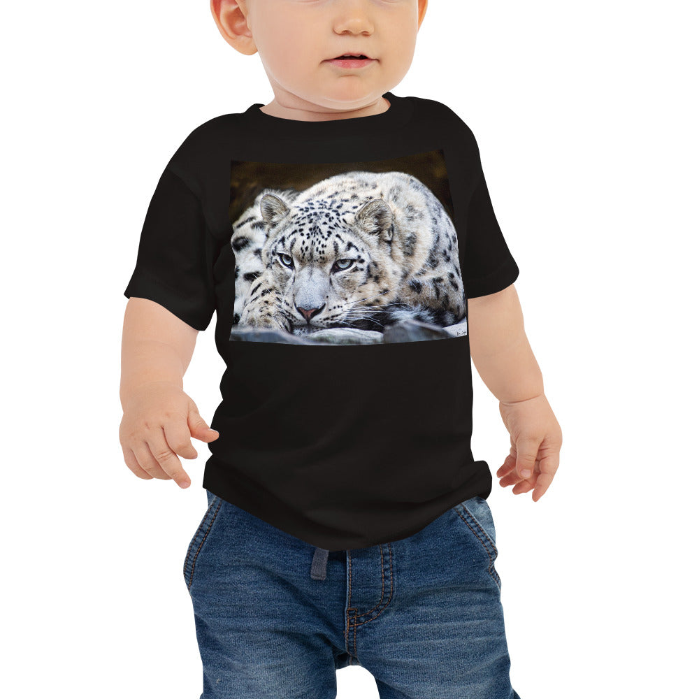 Baby Jersey Tee - Snow Leopard