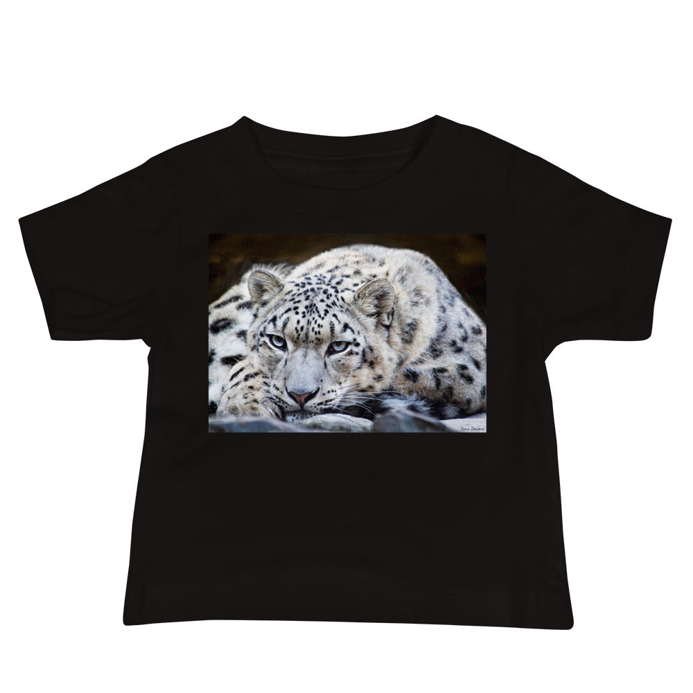 Baby Jersey Tee - Snow Leopard