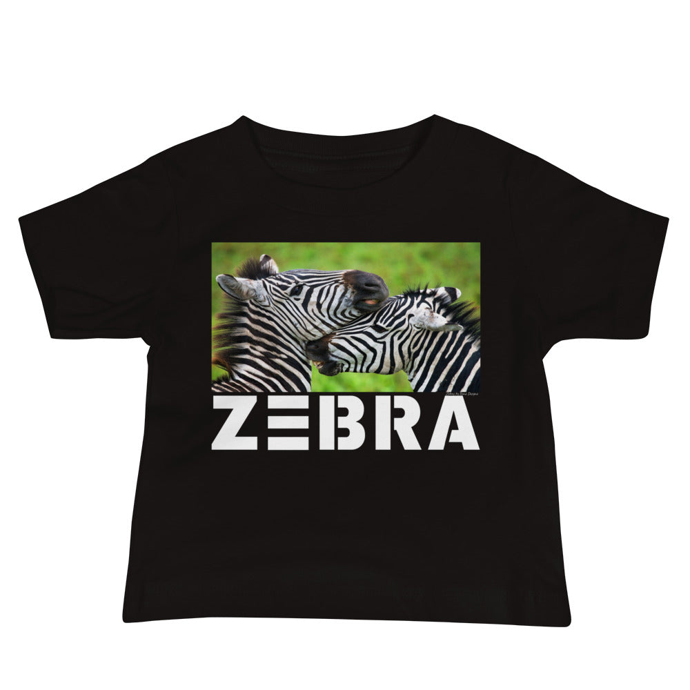 Baby Jersey Tee - Zebra Friends