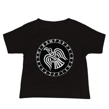 Load image into Gallery viewer, Baby Jersey Tee - Odin&#39;s Crow Flying North NW
