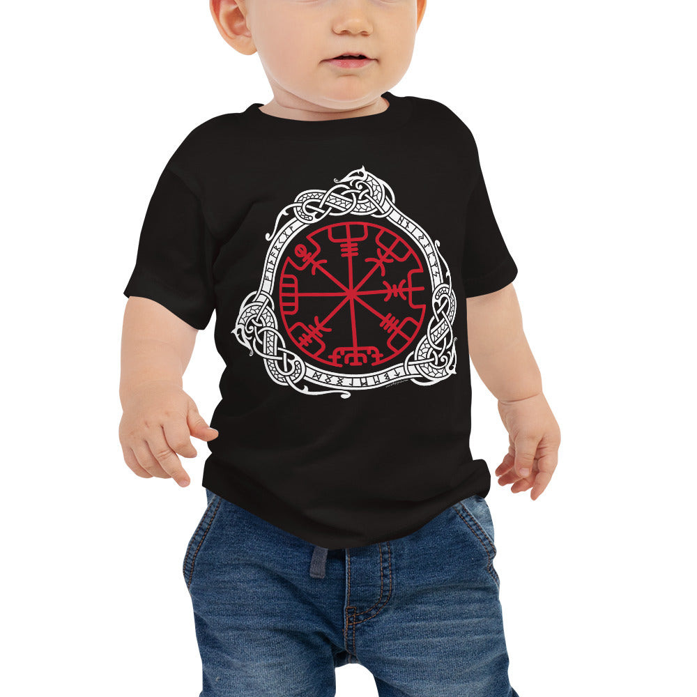 Baby Jersey Tee - Magical Norse Runic Compass