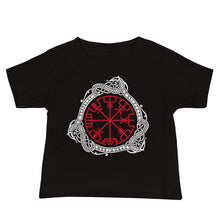 Load image into Gallery viewer, Baby Jersey Tee - Magical Norse Runic Compass
