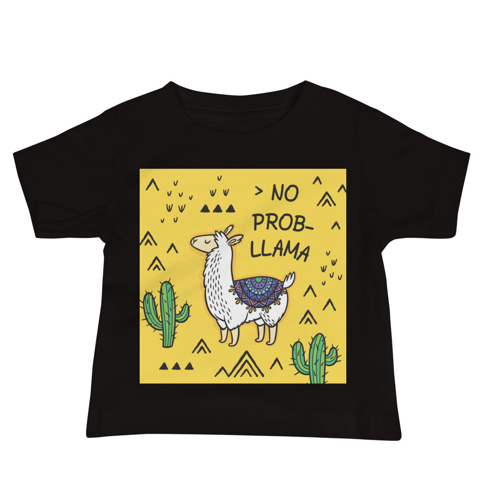Baby Jersey Tee - NO PROB-LLAMA