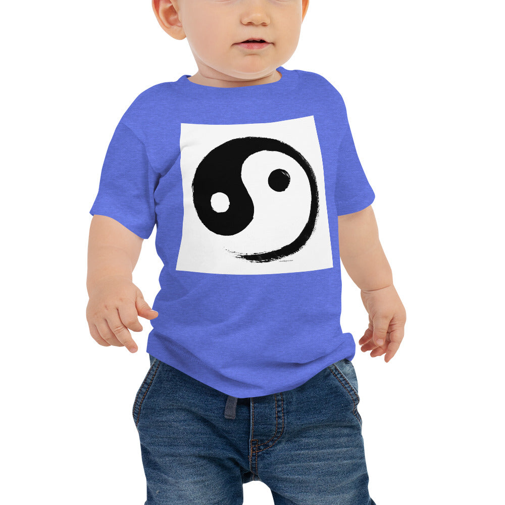 Baby Jersey Tee - Ink Brush Yin Yang