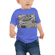 Load image into Gallery viewer, Baby Jersey Tee - Sharp Dressed Zebra
