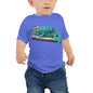 Baby Jersey Tee - Turquoise Panther Chameleon
