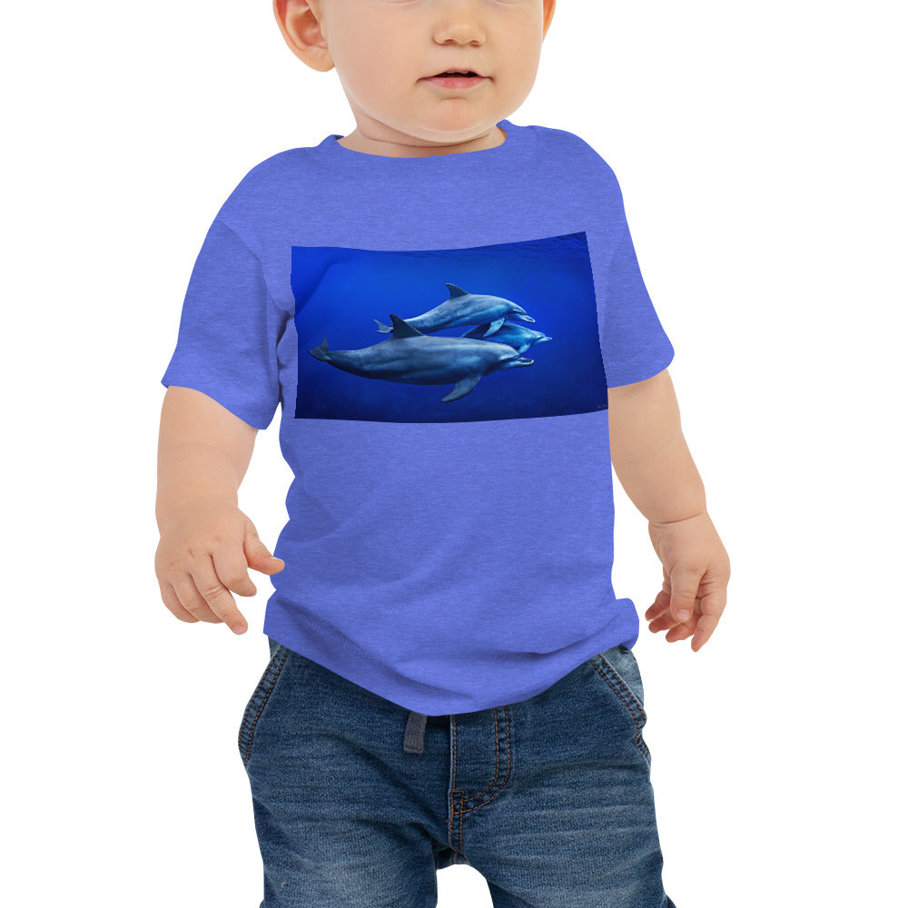 Baby Jersey Tee - Dolphin Pod
