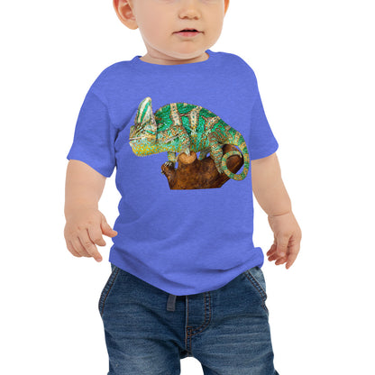 Baby Jersey Tee - Green Vailed Chameleon