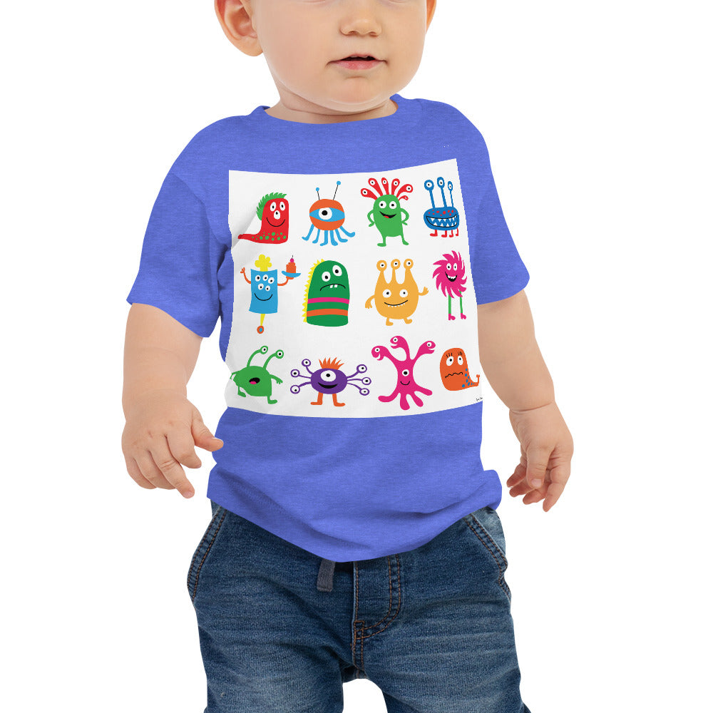 Baby Jersey Tee - Very Funny Monsters