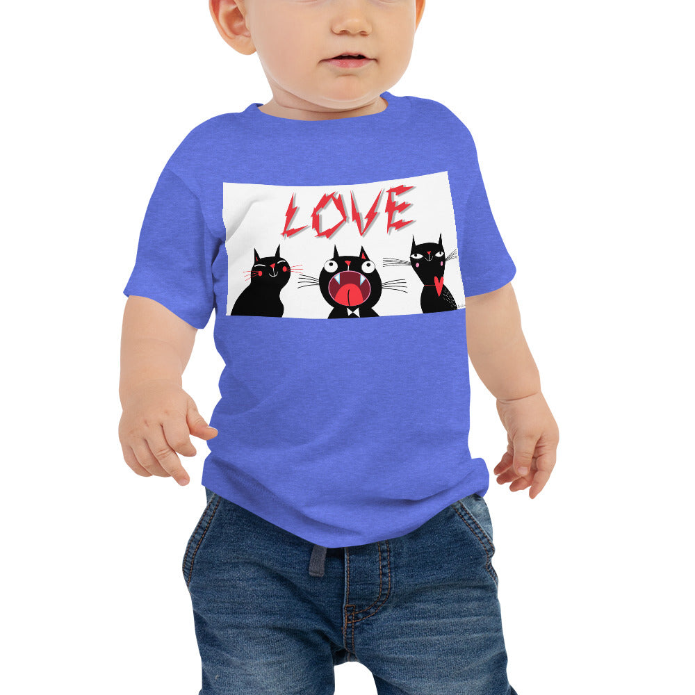 Baby Jersey Tee - Electric Love