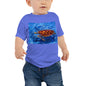 Baby Jersey Tee - Loggerhead Sea Turtle In Blue Water
