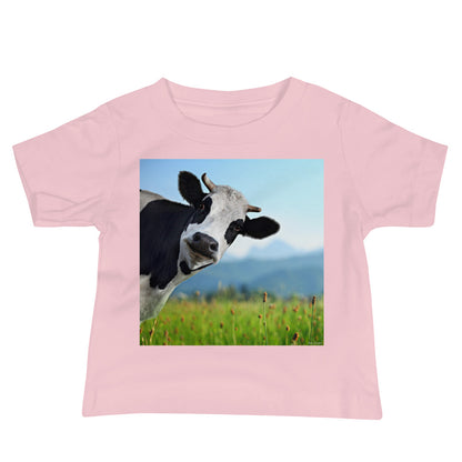 Baby Jersey Tee - Cow