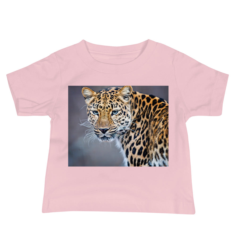 Baby Jersey Tee - Blue Eyed Leopard