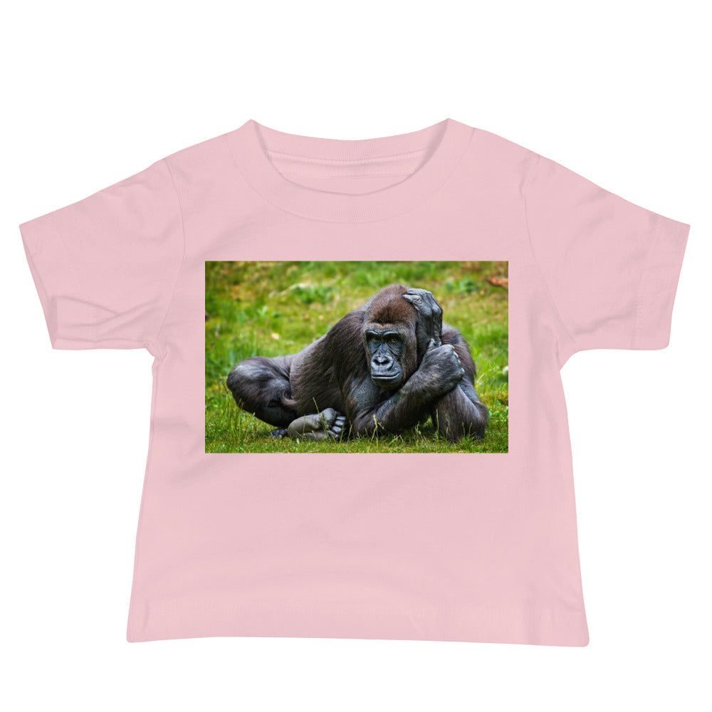 Baby Jersey Tee - Gorilla in the Grass