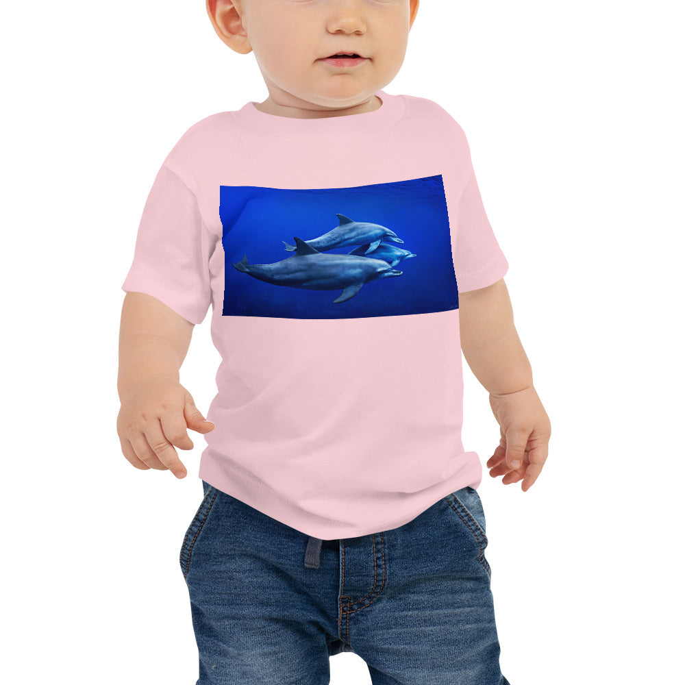 Baby Jersey Tee - Dolphin Pod