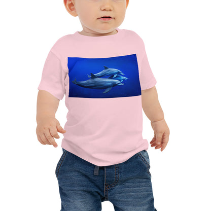 Baby Jersey Tee - Dolphin Pod