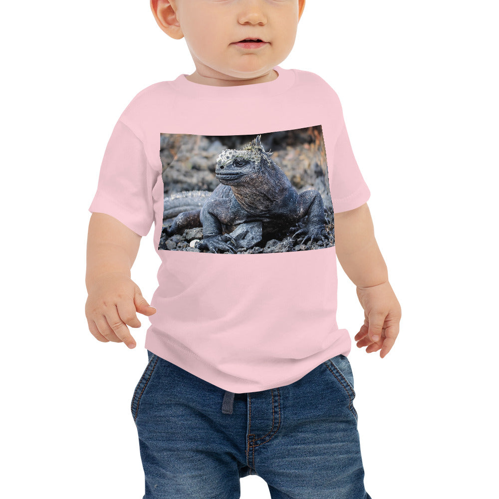 Baby Jersey Tee - Galapagos Blue Marine Iguana