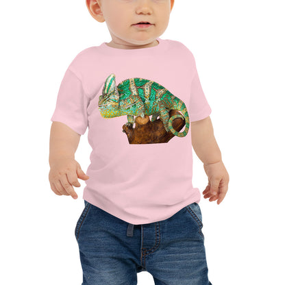 Baby Jersey Tee - Green Vailed Chameleon