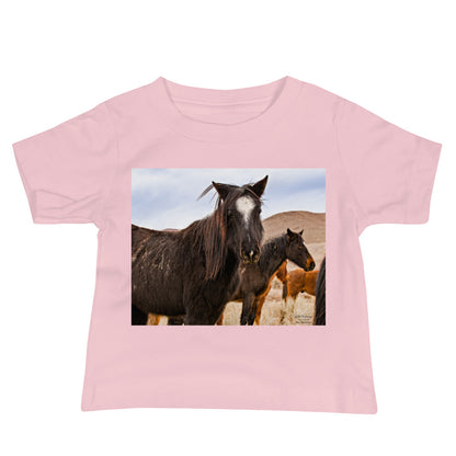 Baby Jersey Tee - Wild Mustangs