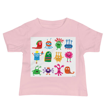 Baby Jersey Tee - Very Funny Monsters