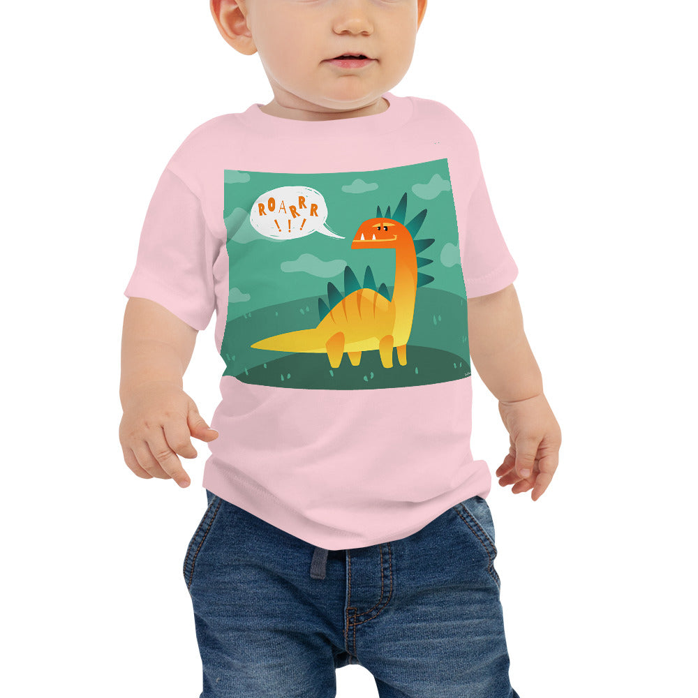 Baby Jersey Tee - Dino Roar!